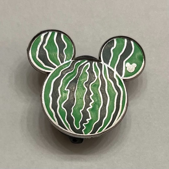 2 Disney Pins - Mickey Mouse Watermelon Head & Winnie the Pooh head - Picture 2 of 7